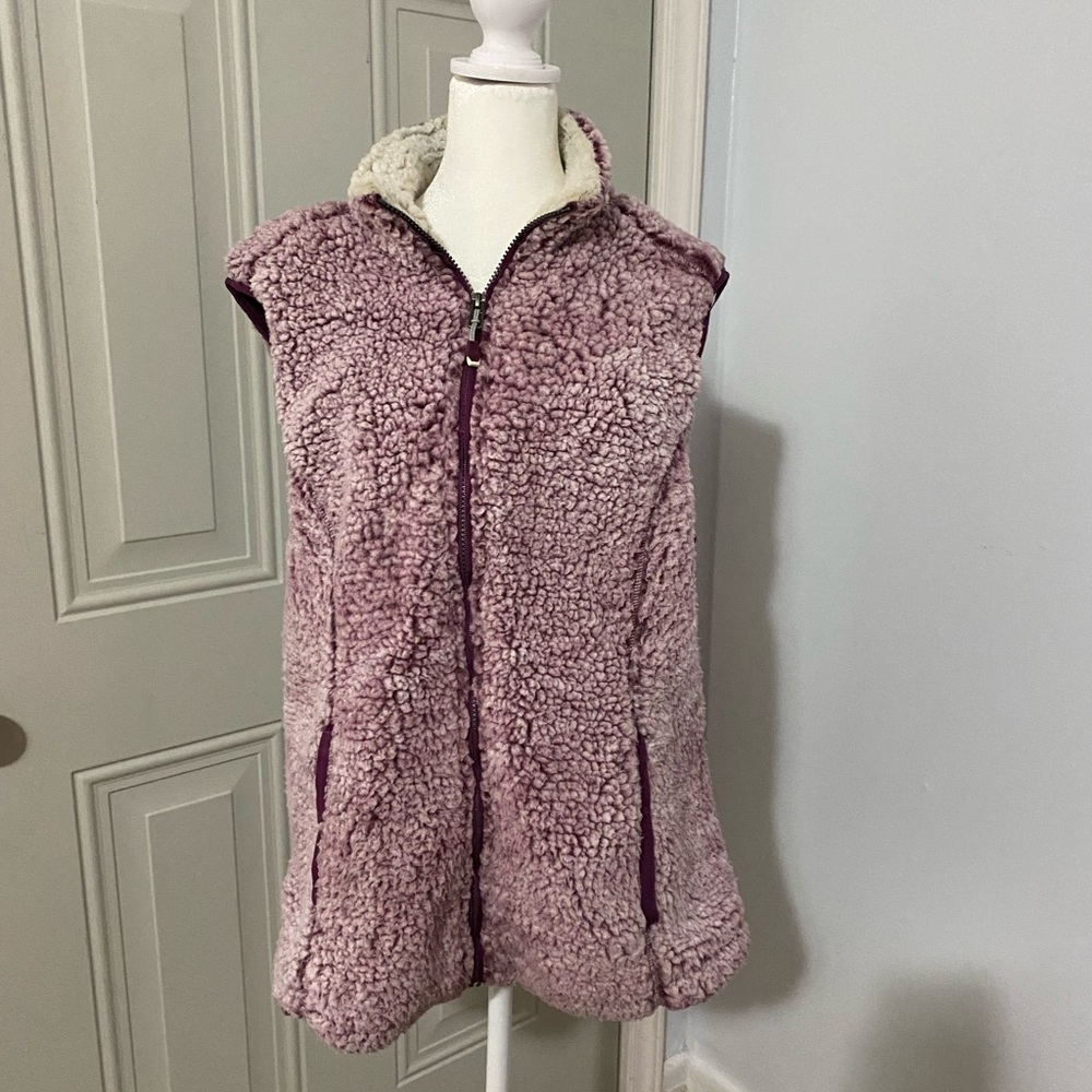 Green Tea Sherpa vest XL